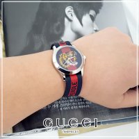 GUCCI 구찌 Le Marche Des Merveilles YA126495 르 마르셰 드 메르베이 타이거 호랑이시계 시그니처나토/정품