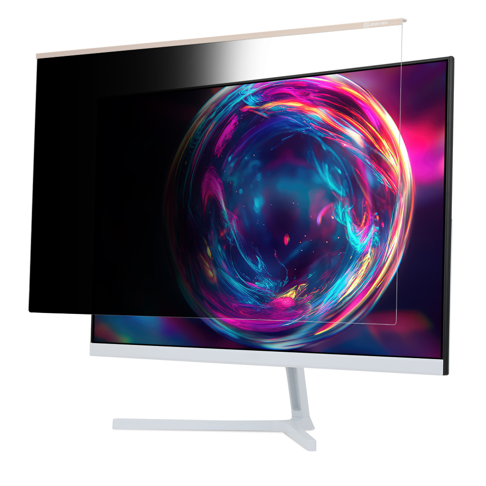 씨즈뷰 모니터 보안 필름 사생활보호 화면보호기 거치식 컴퓨터 정보보호 305x200mm 13.3인치 국내생산