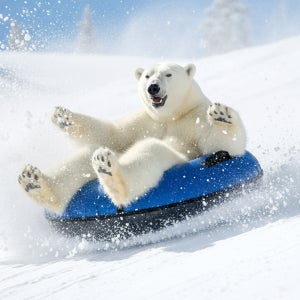 [세트(외피+내피)]사계절 눈썰매 1인용 세트 튜브썰매 소