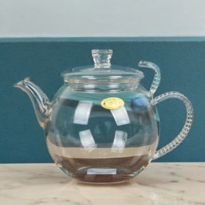 치카오 스프링거름망 띠손잡이 유리 다관 차주전자 700ml ckb_001AB 티팟