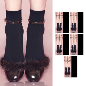 VST6881_5S 비너스 앵클 삭스 여성 발목 스타킹 5족