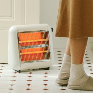 플마제 원적외선 전기 히터 Y010 / 사무실 발난로 스토브 베이지