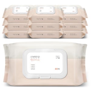 [당일출고] 데일리워터 일회용 살균 세정 행주 티슈 캡형 10개, 20cm