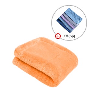 [퓨어스타] 블루베리어스 버핑타월 시즌5(오렌지) 차량용 왁스 광택 수건 타올