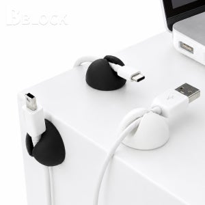 선 정리 다용도 PC 컴퓨터 핸드폰 충전 케이블 고정 클립 홀더