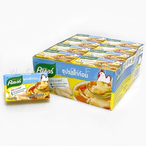 태국 유니레버 크노르 치킨 큐브 치킨스톡 닭육수 20g 24개입 월드푸드