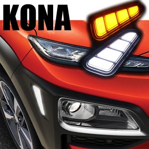 코나 전용 2Way 면발광 휀다가니쉬 완제품 1:1 교체형 LED튜닝