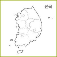 [전국] 대한민국 전체 전자지도