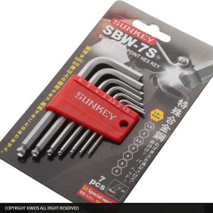 (대만)숏 육각렌치 세트 7P SBW-7S 6각렌치 볼 L렌치
