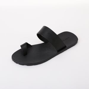 무츄 팝덤프 블랙 남성여성 쪼리 슬리퍼