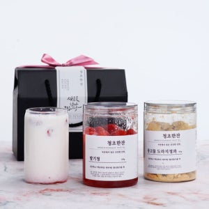 연말 임직원 거래처선물 명절 설날선물세트 기업 단체선물 수제청 수제과일청 550g 2구