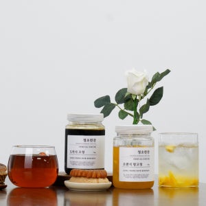 설날 연말 선물 명절선물세트 수제청 수제차 550g 2구 임직원 거래처선물