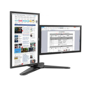 듀얼 모니터암 거치대 최대27인치 MD042S 더블 스탠드 주식 컴퓨터