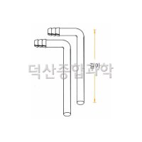 호스연결 유리관, GT1110, Glass tube hose connecting