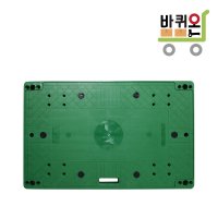 사각 대차 달리 상판 구루마 구르마 끌차 녹색 밑판 소 395x595