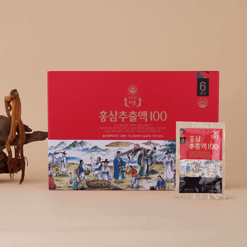 <b>강개상인 홍삼추출액</b>100 80ml x 30포