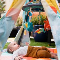 [인펀티노] 아기 인디언 텐트 티피 &플레이 짐 체육관 Infantino Go GaGa Infant to Toddler Play Gym & Fun Teepee