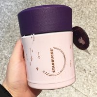 스타벅스 JBJ 뉴이어 드림 보온 컨테이너 300ml, 핑크, 2019 신년 MD