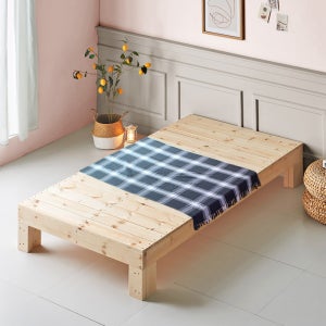 평상형 침대 원목 침대프레임 평상 수납 미니싱글
