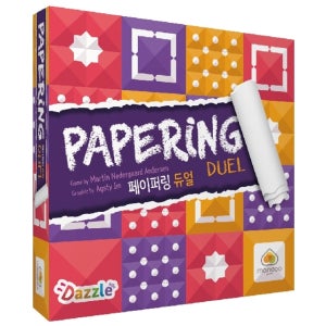 커플게임 페이퍼링 듀얼 Papering Duel 삼목만들기 보드게임