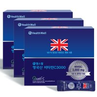 참천연 헬스웰 영국산비타민c 3000mg 300포+75포 Qualic 마크+파인분말