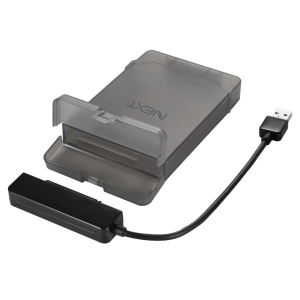 굿즈샵 SATA to USB 변환 컨버터 SSD HDD 외장하드 연결 보관케이스 포함 215B3