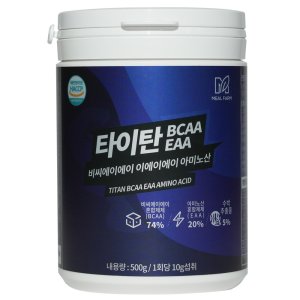 밀팜 타이탄 BCAA EAA 아미노산 헬스보충제 500g 1통
