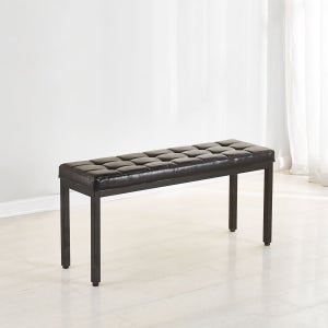 피아노 벤치 블랙 쿠션 의자 카페 식탁 2인 벤치의자 식탁의자 스툴