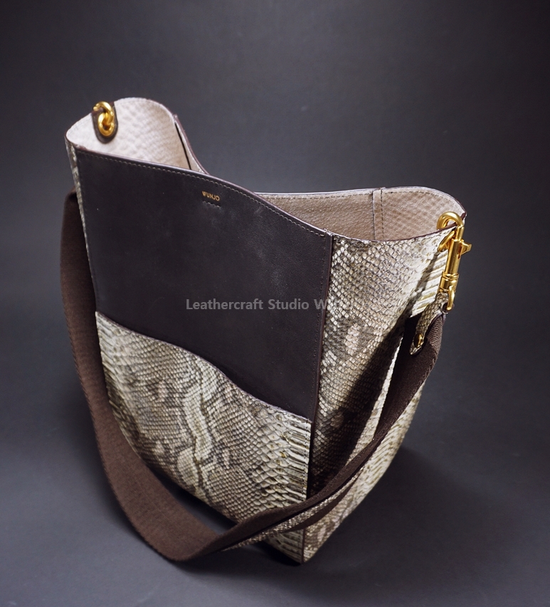 상글백 만들기 DIY 패턴 가죽공예 도안 가방만들기 가죽공방 WDS04