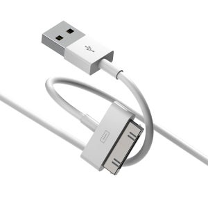아이폰4 아이패드1 아이패드2 아이팟 호환 30핀 USB 충전기 케이블 1m, 1개