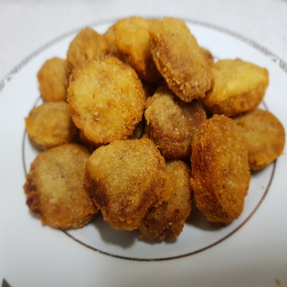 하늘푸드 꼬마돈가스 냉동 돈까스 반찬용