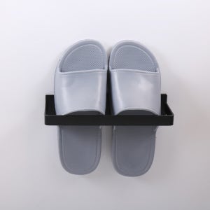 모노프레임 철제 마그넷 1족 실내화 걸이 벽 선반형 실내화 꽂이 무타공 인테리어소품