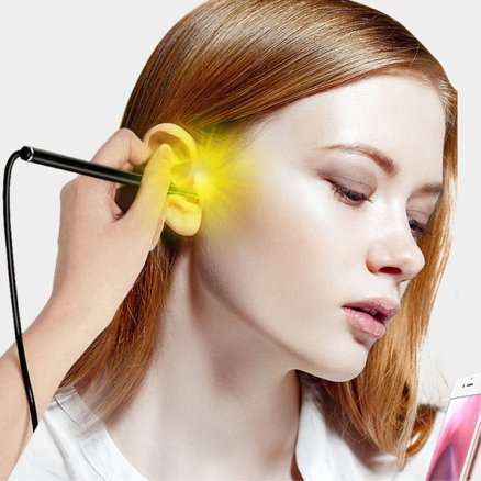 셀프 스마트폰 USB LED 귀내시경 귀이개 귀청소 귓밥 귀파개 귀후비개 귀지제거 카메라