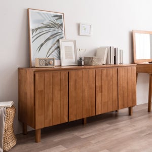 헤이미쉬홈 헤나 원목 높은 거실장