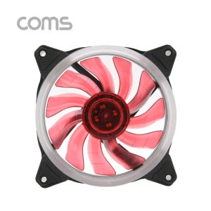 Coms 쿨러 케이스용 CASE, 120mm, Red LED NA141