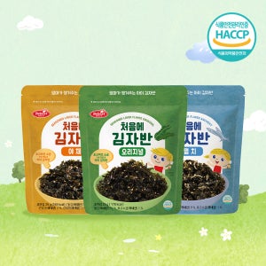 베베스트 처음에 아기 김자반 25g 3종 세트 오리지널 멸치 야채 해썹 아기반찬 아이김