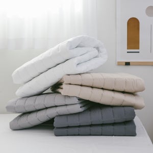 고밀도 바이오워싱 먼지없는 호텔 순면 밴딩 누빔패드 SS 국내생산