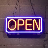 LED 오픈 네온사인 보드 open 네온간판 개업선물 네온글자