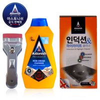 아스토니쉬 인덕션 클리너 500ml+스크래퍼 하이라이트 청소 전용 세정제 광택 보호 세제