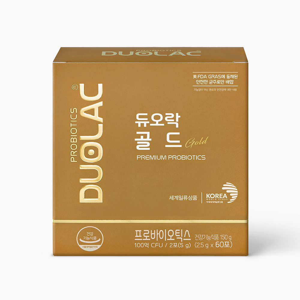 듀오락 골드 생존력 강한 유산균 60포, 1개