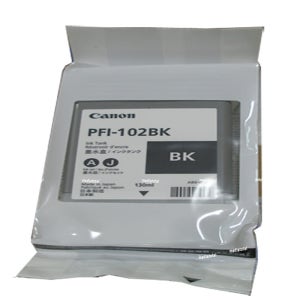 캐논 프린터 IPF650 IPF750 IPF760 검정 잉크 카트리지 PFI-102BK