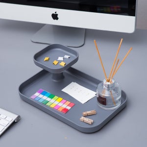 시스맥스 타워 트레이 소품 정리대 그레이