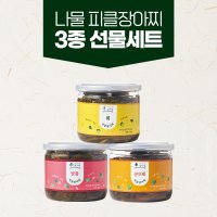 담우 고흥 나물장아찌 250g 3종 선물세트(곤드레,방풍,취)