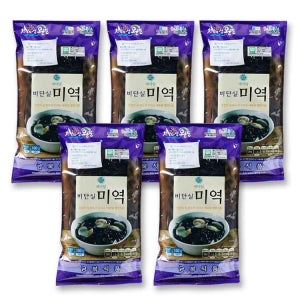 해미담 금복식품 비단실미역 100g 5봉 맛있는 산후조리 산모용