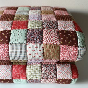 빈티지 퀼팅 면 카페트 러그 두꺼운 손누빔 바닥 패드 거실 방 러그 소형 대형 특대형