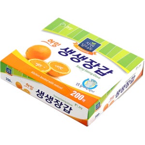 허밍 생생 비닐장갑 위생장갑 주방용 업소용 200매, 1개