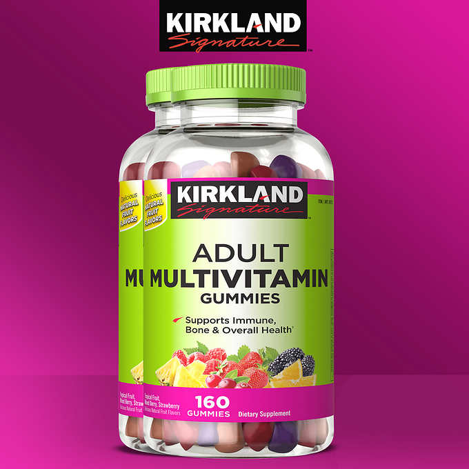 커클랜드 성인 <b>멀티비타민</b> 구미 Adult <b>Multivitamin</b> Gummies 160정