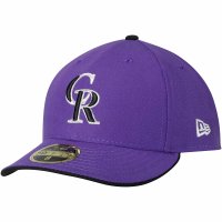 뉴에라 콜로라도 로키즈 59피프티 온필드 로우프로파일 모자 퍼플/ New Era Colorado Rockies Low Profile 59FIFTY Hat Purple