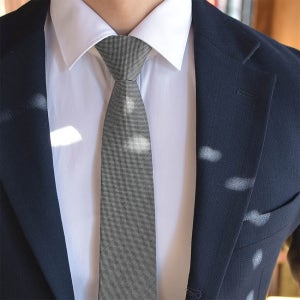 고퀄리티 울혼방 단색 자동넥타이 3color