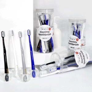 작은헤드로 구석구석 빠르고 강한 가성비갑 덴클 먼슬리칫솔 36개